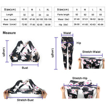 Load image into Gallery viewer, Spring Floral Print Fitness Sport Suit
