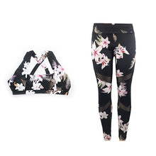 Load image into Gallery viewer, Spring Floral Print Fitness Sport Suit
